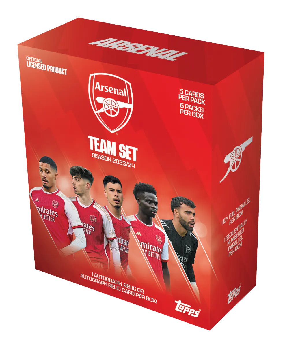 Team Set - Arsenal FC Official 23/24 - 1 AUTO GARANTIDO - 30 cards - IMPORTADO