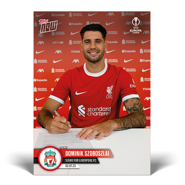Topps BR - Signs for Liverpool FC - UEL TOPPS NOW&reg; Card #PS02