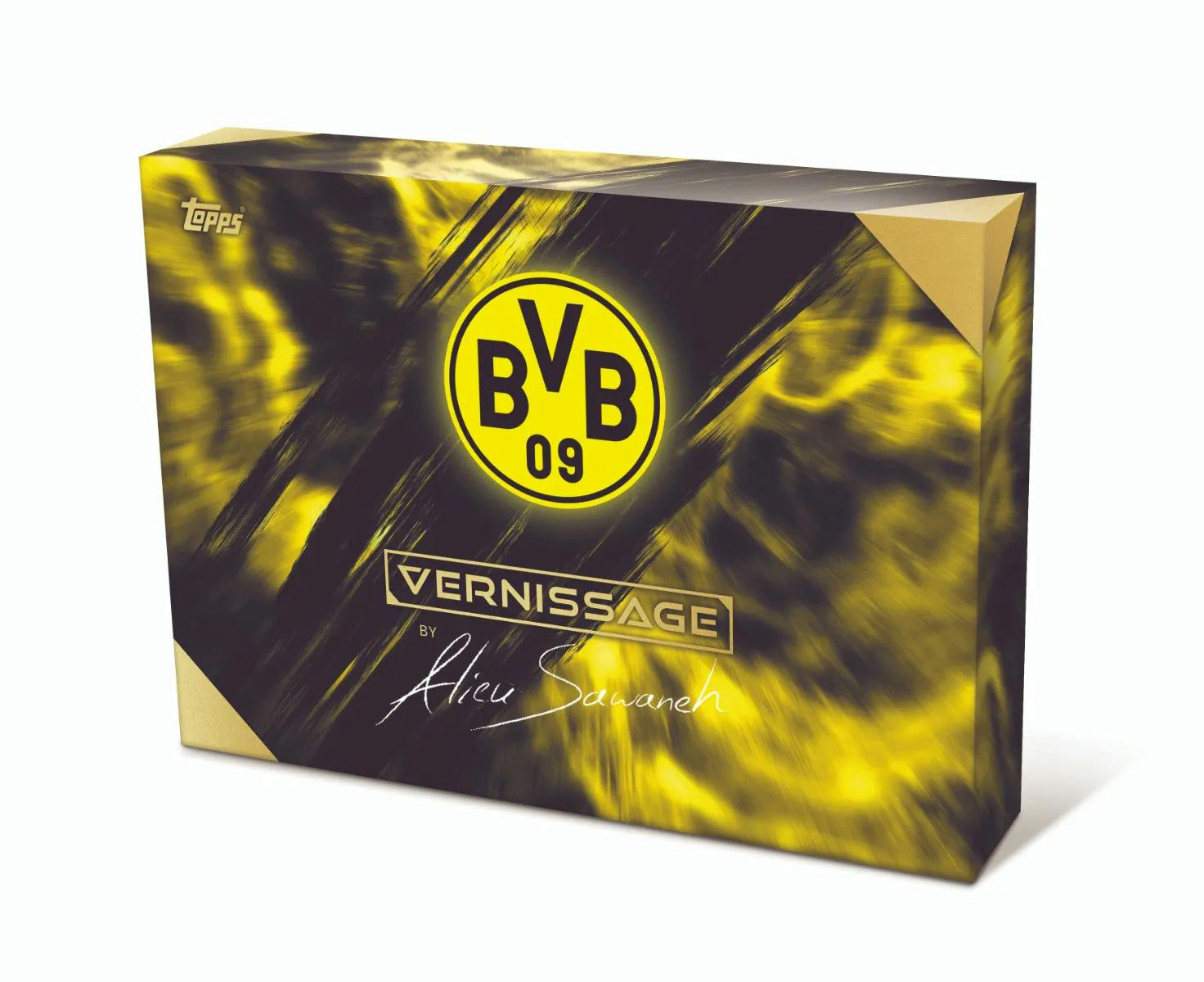Hobby Box - Topps Borussia Dortmund Vernissage 23/24 - 1 AUTO GARANTIDO - 24 cards - IMPORTADO