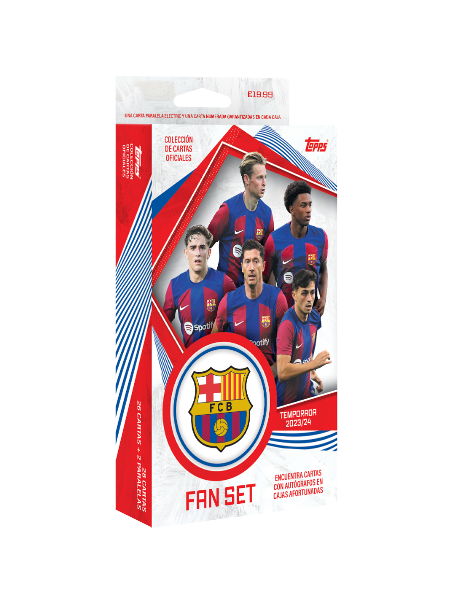 Fan Set Oficial Barcelona 2023/24 - 28 Cards - IMPORTADO