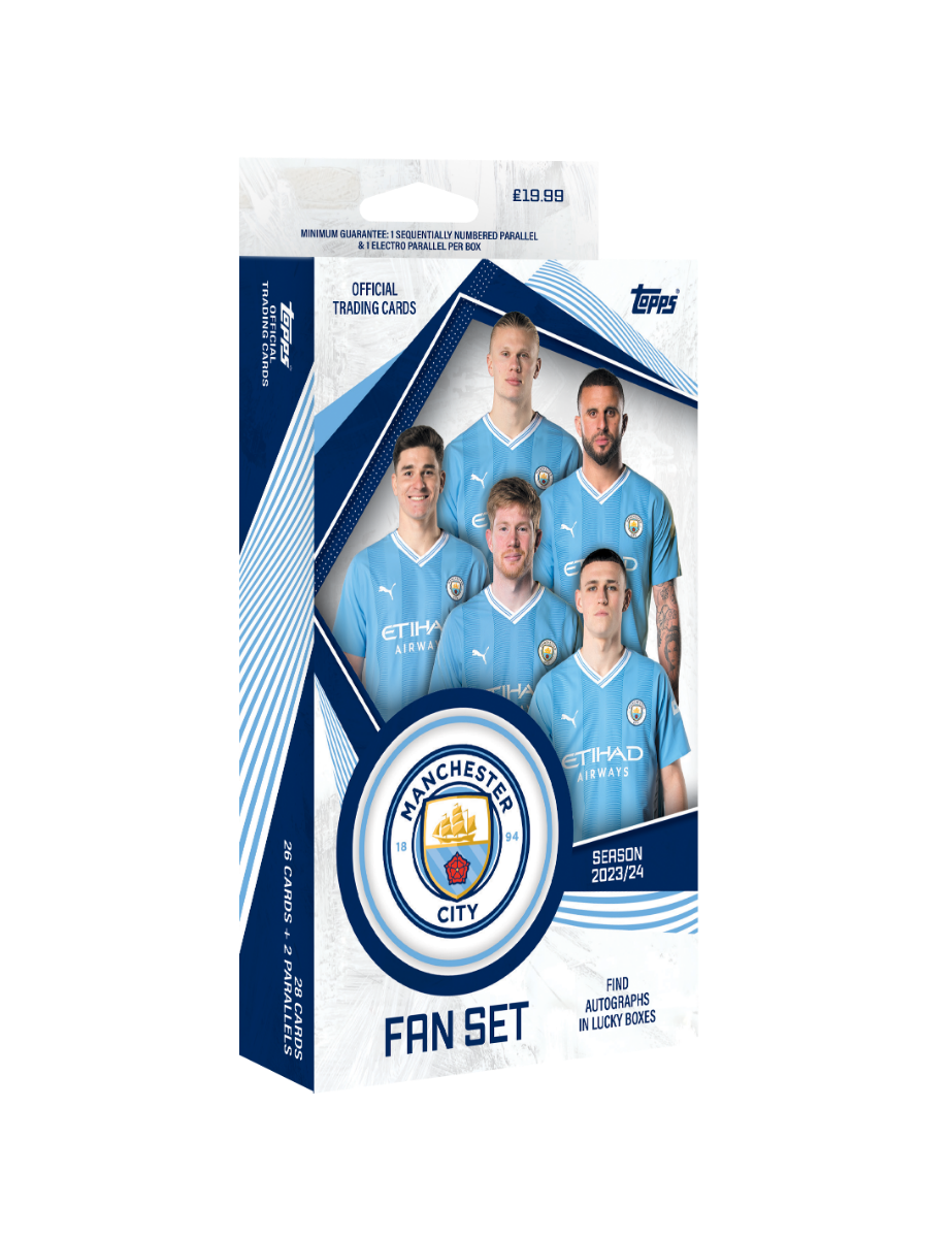 Fan Set Oficial Manchester City 2023/24 - 28 Cards - IMPORTADO