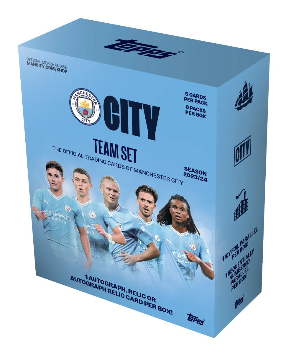 Team Set - Manchester City FC Official 23/24 - 30 cards - IMPORTADO