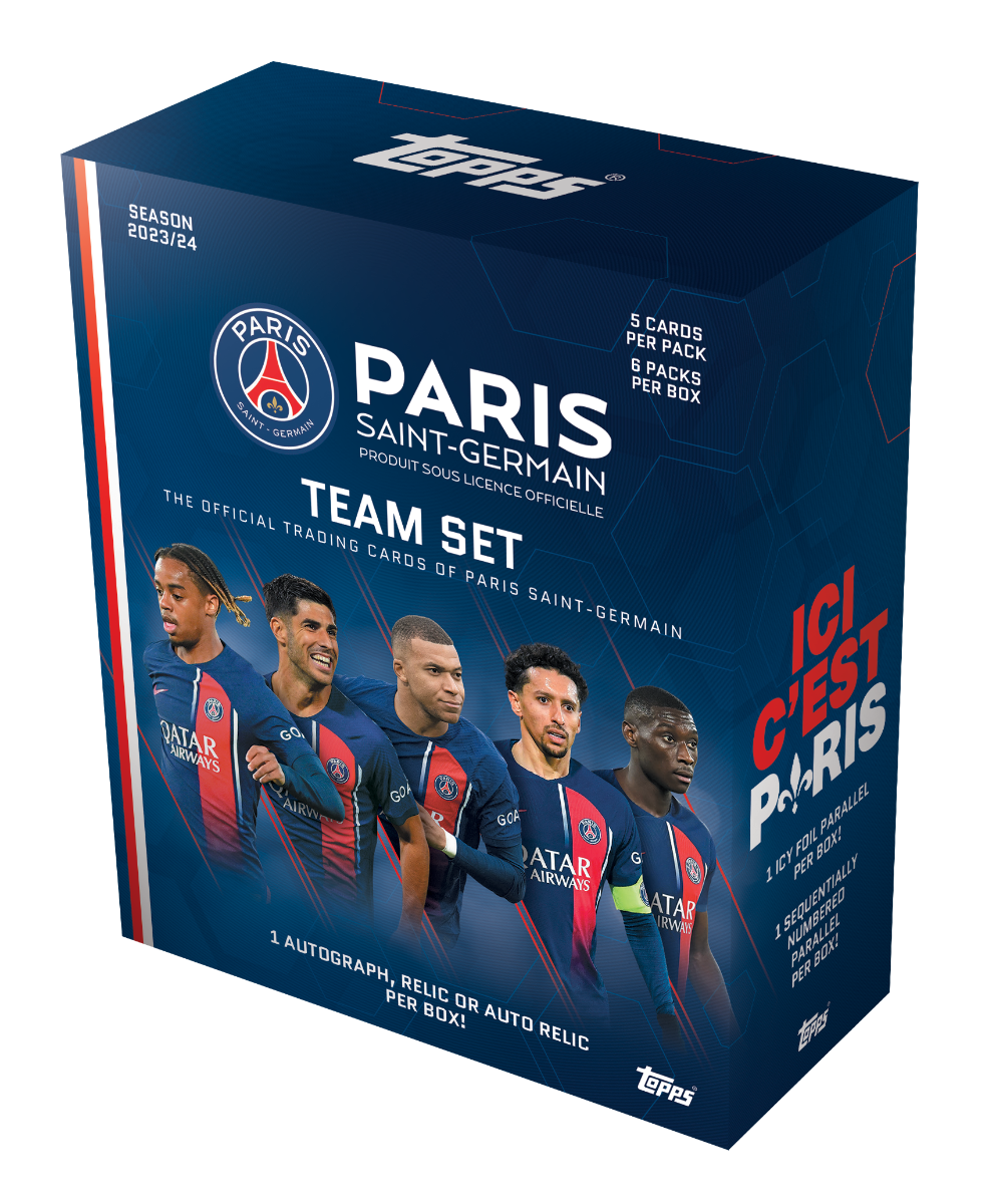 Team Set - Paris Saint-Germain 23/24 - 30 cards - 1 AUTO GARANTIDO - IMPORTADO