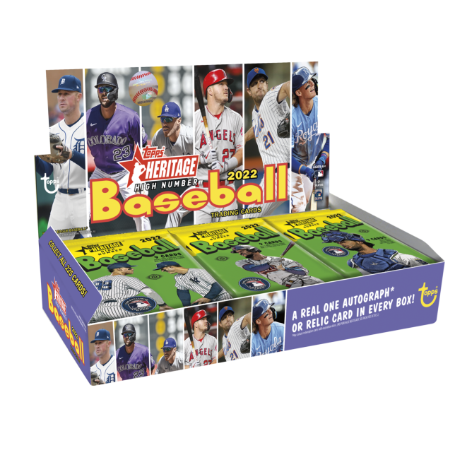 2022 Topps Heritage High Number Baseball - Hobby Box - 216 Cards - IMPORTADO