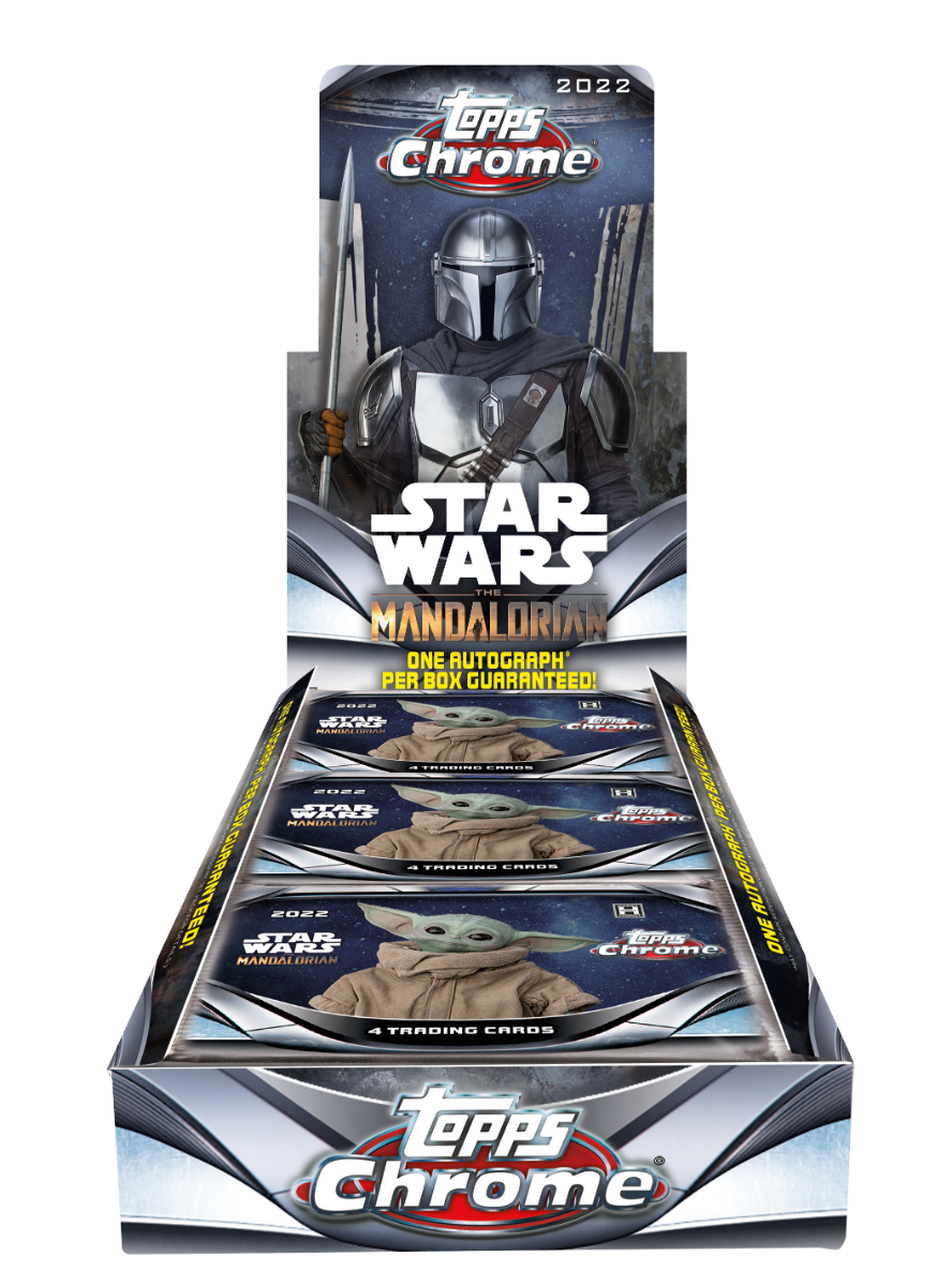 Hobby Box Topps Chrome Star Wars: Mandalorian 2022 - 72 Cards - IMPORTADO