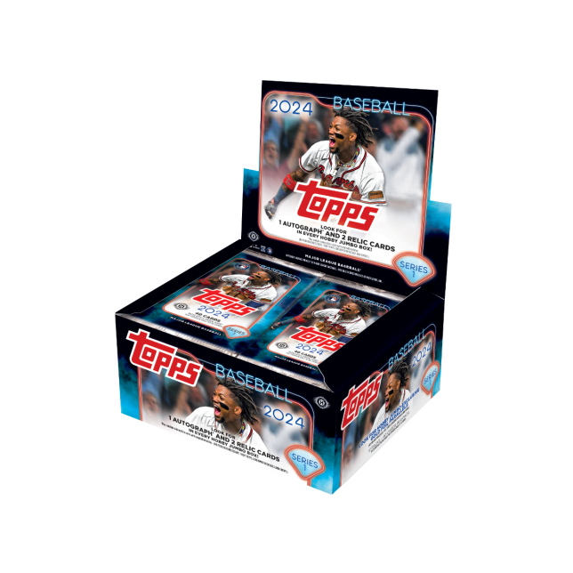 Hobby Box Jumbo Baseball - Série 1 Topps 2024 - 400 Cards - IMPORTADO
