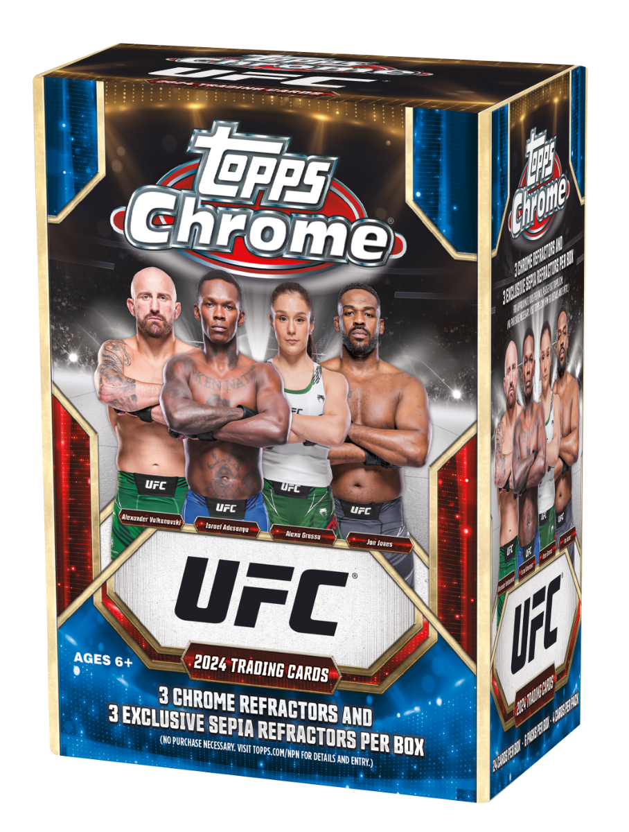 Value Box - Topps Chrome UFC 2024 - 24 Cards - IMPORTADO