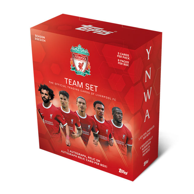 Liverpool 2023/24 Team Set Oficial - 30 Cards - IMPORTADO