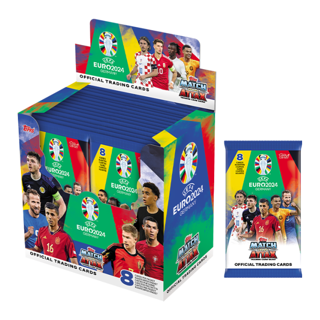 Full Box - Match Attax Official EURO 2024 - 288 cards - IMPORTADOS