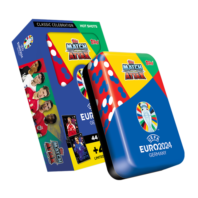 Mega Tin 1 - Hot Shots -  Match Attax Official EURO 2024 - 48 cards - IMPORTADO