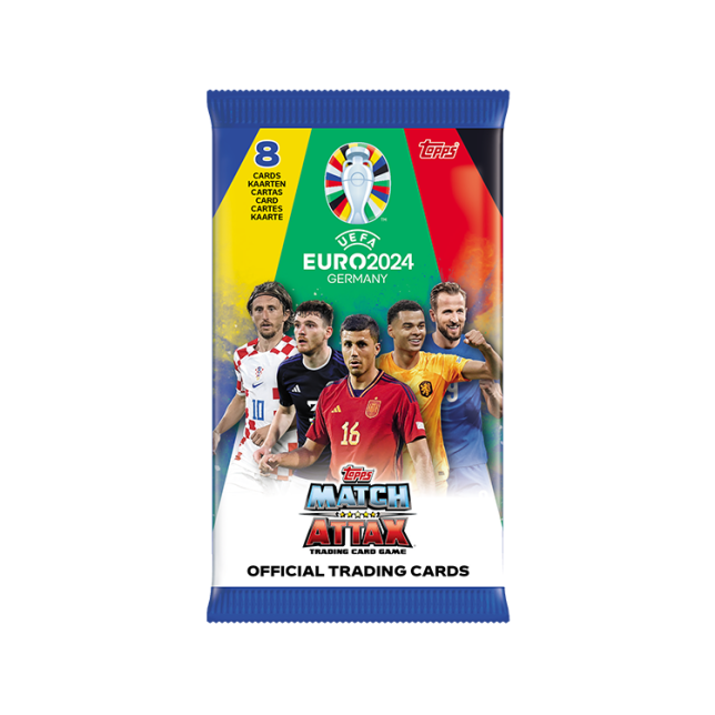 Pack - Match Attax Official EURO 2024 - 08 cards - IMPORTADO