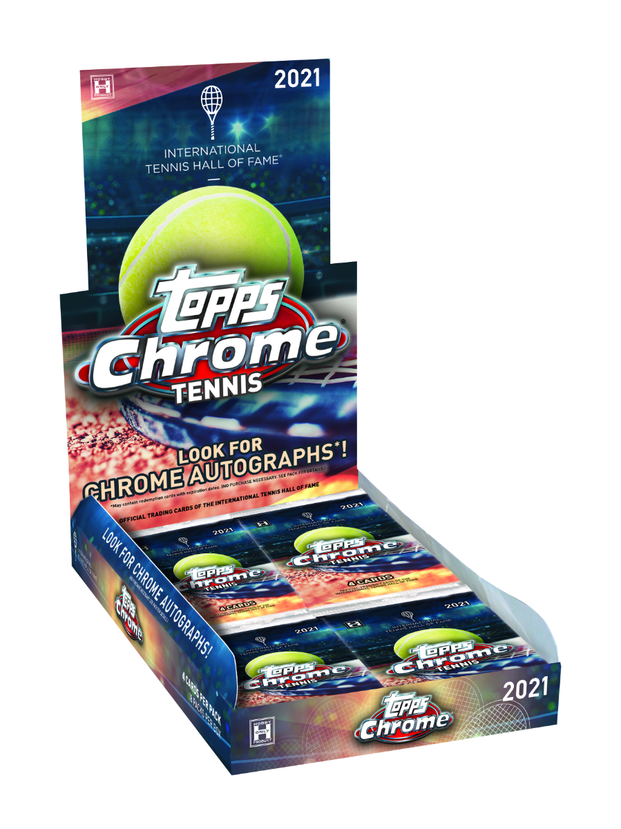 Hobby Box - Topps Tennis Chrome 2021 - 72 Cards - IMPORTADO